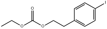 Carbonic acid ethyl p-iodophenethyl ester Struktur