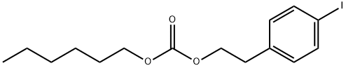 Hexyl p-iodophenethyl=carbonate Struktur