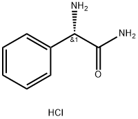 (S)-2-氨基-2-苯乙酰胺盐酸盐, 60079-51-8, 结构式