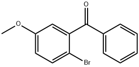 2-ブロモ-5-メトキシベンゾフェノン 化学構造式
