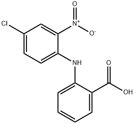 2-(4-氯-2-硝基苯基)氨基苯甲酸, 60091-87-4, 结构式