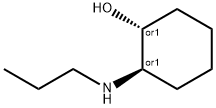 (1R,2R)-2-(プロピルアミノ)シクロヘキサノール 化学構造式
