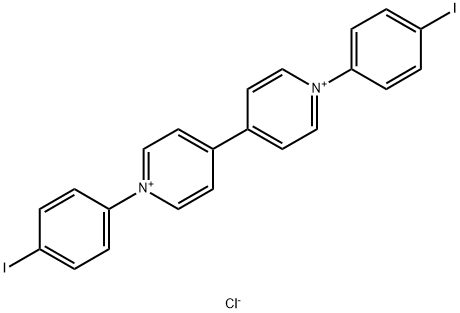 1,1'-bis(4-iodophenyl)-[4,4'-bipyridine]-1,1'-diium chloride Struktur