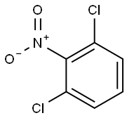 1,3-ジクロロ-2-ニトロベンゼン 化学構造式