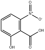 2-ヒドロキシ-6-ニトロ安息香酸 化学構造式