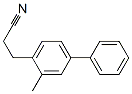3-methyl-(1,1'-biphenyl)-4-propionic acid nitrile Struktur