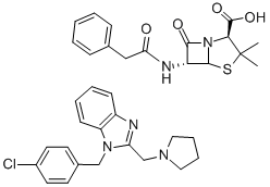 クレミゾールペニシリン 化学構造式