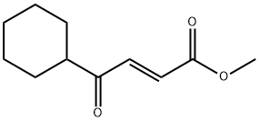 (E)-METHYL 4-CYCLOHEXYL-4-OXOBUT-2-ENOATE Struktur