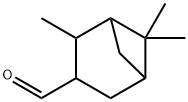 2,6,6-trimethylbicyclo[3.1.1]heptane-3-carbaldehyde Struktur