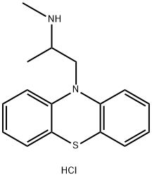 rac N-Demethyl Promethazine Hydrochloride Struktur