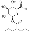 Valproic Acid b-D-Glucuronide Structure