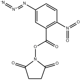 5-叠氮基-2-硝基苯甲酸-N-琥珀酰亚胺酯,60117-35-3,结构式