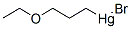 (3-Ethoxypropyl)mercury bromide Structure