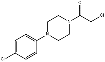 piperazine, 1-(chloroacetyl)-4-(4-chlorophenyl)- Struktur