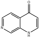 1,7-萘啶-4(1H)-酮, 60122-51-2, 结构式