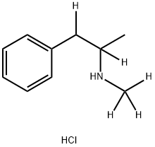 (+-)-DEOXYEPHEDRINE-D5-HYDROCHLORIDE--*DEA SCHEDULE Structure
