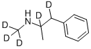 (+/-)-METHAMPHETAMINE-D5 Struktur