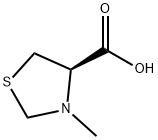 4-Thiazolidinecarboxylicacid,3-methyl-,(R)-(9CI) Struktur