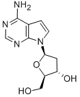 7-DEAZA-2'-DEOXYADENOSINE Structure