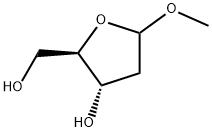 1-O-Methyl-2-deoxy-D-ribose Structure