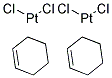 DI-MU-CHLOROBIS[CHLORO(CYCLOHEXENE)PLATINUM(II)] Struktur