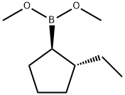 Boronic acid, (2-ethylcyclopentyl)-, dimethyl ester, trans- (9CI)|