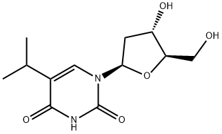 5-イソプロピル-2'-デオキシウリジン 化学構造式