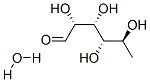 6-DEOXY-L-MANNOSE MONOHYDRATE Structure