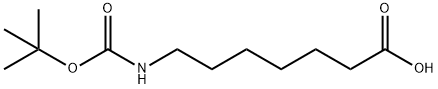 BOC-7-AMINO-HEPTANOIC ACID Structure