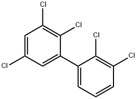 2,2',3,3',5-ペンタクロロビフェニル 化学構造式