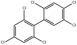 2,2',4,4',5,6'-HEXACHLOROBIPHENYL Structure