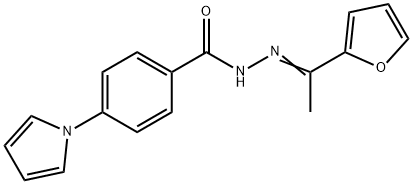 Benzoic acid, 4-(1H-pyrrol-1-yl)-, [1-(2-furanyl)ethylidene]hydrazide (9CI)|