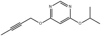 Pyrimidine, 4-(2-butynyloxy)-6-(1-methylethoxy)- (9CI) Structure