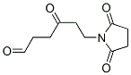 1-Pyrrolidinehexanal, gamma,2,5-trioxo- (9CI) Structure