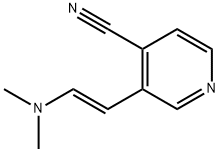 4-Pyridinecarbonitrile,  3-[(1E)-2-(dimethylamino)ethenyl]- Structure
