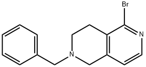 2-benzyl-5-bromo-1,2,3,4-tetrahydro-2,6-naphthyridine Structure