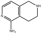 5,6,7,8-四氢-2,6-萘啶-1-胺 结构式
