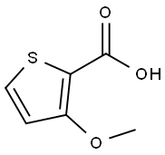 3-Methoxythiophene-2-carboxylic acid Struktur