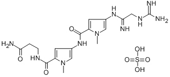 Netropsin sulfate 化学構造式