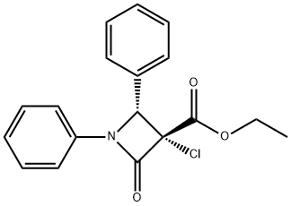 1,4-Diphenyl-3-chloro-3-ethoxycarbonyl-azetidin-2-one|