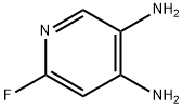 6-フルオロピリジン-3,4-ジアミン 化学構造式