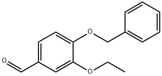 4-ベンジルオキシ-3-エトキシベンズアルデヒド 化学構造式