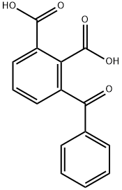 3-benzoylphthalic acid Struktur