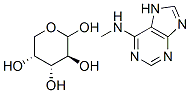 6-メチルアミノ-9-β-D-アラビノフラノシル-9H-プリン 化学構造式