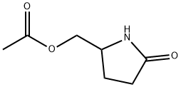 5-[(acetyloxy)Methyl]-2-Pyrrolidinone Struktur