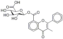 3-Methylflavone-8-carboxylic Acid Acyl--D-glucuronide, 60218-13-5, 结构式