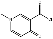 3-Pyridinecarbonyl chloride, 1,4-dihydro-1-methyl-4-oxo- (9CI) Structure