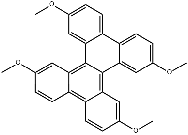 3,6,11,14-TETRAMETHOXYDIBENZO[G,P]CHRYSENE Structure