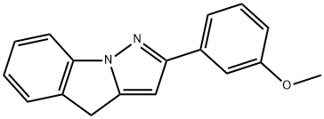 2-(3-Methoxyphenyl)-4H-pyrazolo[1,5-a]indole Structure