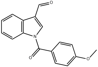1-(4-methoxybenzoyl)indole-3-carbaldehyde,602330-19-8,结构式